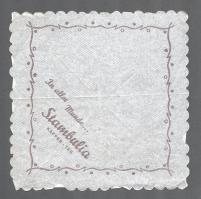 cca 1960-1970. 6 db német nyelvű vendéglátó reklámos szalvéta: Ewika Kaffee- u. Tee- Direktversand, ...