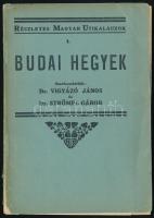 Dr. Vigyázó János - Dr. Strömpl Gábor (szerk.): Budai hegyek. Részletes Magyar Útikalauzok I. Bp., 1934, Turistaság és Alpinizmus. Kiadói papírkötés, térképmelléklettel, jó állapotban.