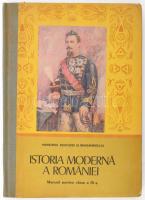 prof. Elisabeta Hurezeanu: Istoria moderná a Romániei (Románia modern történelme). Bukarest, é.n., kissé kopott félvászon kötés, kihajtható térképmellékletekkel, román nyelven.