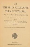 Kerékgyártó Árpád - Mohay Ádám: [Természetrajz 1-2]. 1. kötet: Az ember és az állatok természetrajza a fiú- és leányközépiskolák számára, 2. kötet: A növények természetrajza a fiú- és leányközépiskolák számára", stb.). Második kiadás. 196 ábrával. Az ujakat Csapody Vera és Győrgyffy György rajzolta.  Bp. 1934. Szent István Társ. 212 + 114 l. 2 t Kiadói aranyozott félbőr kötésben