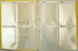 2 db A4-es méretű képeslap album egyenként 240 férőhellyel / 2 A4 sized postcard albums, each for 24...