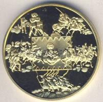 1999. "A forradalom és szabadságharc 150. évfordulójára" aranyozott ffém emlékérem T:PP