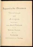 Florenz, Karl: Japanische Dramen. Terakoya und Asagao. Übertragen von - - . Leipzig, é.n. (cca 1900-...