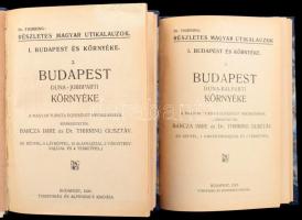 Budapest Duna-Jobbparti és Duna-balparti környéke. Két kötet.. Szerk.: Barcza Imre és Thirring Guszt...