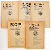 1947 Huszadik Század társadalomtudományi és politikai folyóirat 1.-5. száma. Szerk.: Csécsy Imre