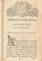 Decsy Sámuel: Osmanografia, az az: a' Török Birodalom' Természeti, erköltsi, egy-házi, pol...