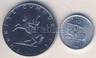 Törökország 1975. 10k T:2 + 1975. 5L T:1