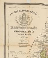 1877 A Magyar Sz. Korona országai Magyarország, Erdély, Horvát-Tótország és a katonai őrvidék új tér...