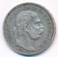 1912KB 1K Ag "Ferenc József" T:XF,VF patina Adamo K5.1