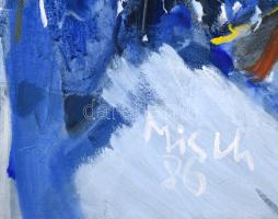 Misch Ádám (1935-1995): Hosszú ideje - seit langer Zeit 1986. Akril, vászon, jelezve jobbra lent (Mi...