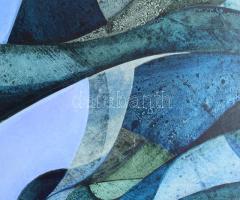 Serényi H. Zsigmond (1937-): Találkozások, 1992. Olaj, farost. Jelezve jobbra lent. Hátoldalán autog...