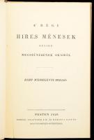 Báró Wesselényi Miklós: A' régi híres ménesek egyike' megszűnésének okairól. Bp., 1985., M...