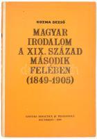 Kozma Dezső: Magyar irodalom a XIX. század második felében (1849-1905.) Bucuresti, 1980, Editura Didactica Si Pedagogica. Kiadói papírkötés, a borítón kopásnyomokkal.