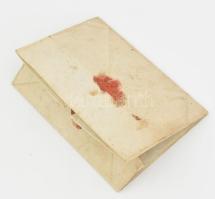 1826 Erzsébetbánya, viaszpecsétes szerelmes levél Felsőbányára küldve, korai magyar nyelvű erdélyi l...