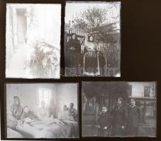 cca 1914-18 I. világháborús katona hagyatékából ukrán polgári lakosságról készült felvételek, 9 db n...