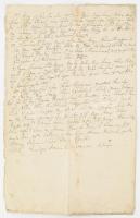 cca 1780 iványi Fekete Izabella leszármazási táblája, levélen