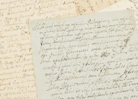 ca 1750-1800 Kb 30 db nagyrészt XVIII. századi kárpátaljai vonatkozású részben magyar nyelvű ex offo...