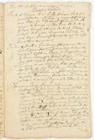 ca 1780 Szőke János ugocsa megyei nemes 1568-ben kapott birtokának ősszeírása 26 kézzel beírt oldalo...