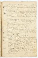 ca 1780 Szőke János ugocsa megyei nemes 1568-ben kapott birtokának ősszeírása 26 kézzel beírt oldalo...