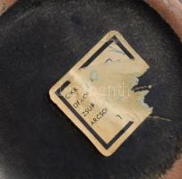 Rerto kerámia váza. Mázas, kézzel festett, jelzett, hibátlan 20 cm