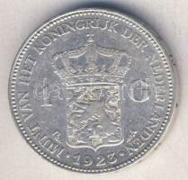 Hollandia 1923. 1G Ag "Wilhelmina" T:2/3