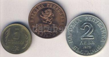 Bulgária 1972. 2L "Chintulov" T:1- + 1974. 5s T:1 + 1976. 1L "Áprilisi felkelés"...