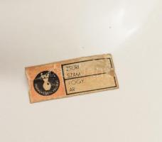 Iparművész dísztál. Mázas kerámia, jelzés nélkül, hibátlan d: 29 cm