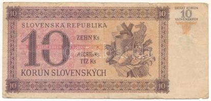 Szlovákia 1939. 10K T:F Slovakia 1939. 10 Korun C:F Krause 4.a