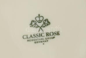 Rosenthal Classic Rose kávé kiöntő és cukordoboz. Plaszikus díszítéssel. Matricás, jelzett, hibátlan...