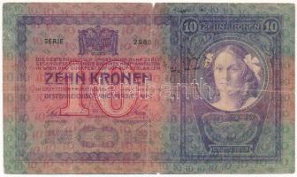 1904. 10K fekete "ROMANIA TIMBRU SPECIAL" felülbélyegzéssel T:F beszakadás Adamo K10Be