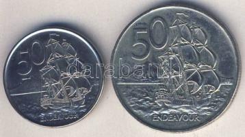 Új-Zéland 1977. 50c "Endeavour" T:BU + 2006. 50c "Endeavour" T:BU