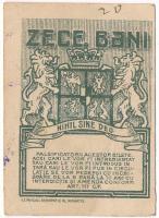 Románia 1917. 10b T:XF hajtatlan, folt Romania 1917. 10 Bani C:XF unfolded, spotted Krause P#69