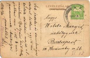 1914 Újvidék, Novi Sad; Pétervárad (Petrovaradin), Strossmaiergasse / Strosmaijerova ulica / utcakép...