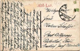 1909 Sopron, Kossuth út, villamos, lovaskocsi. Kummert L. utóda kiadása (Rb)