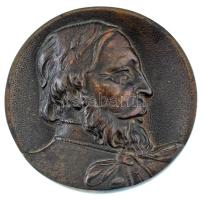 Marhenke Vilmos (1842-1915) 1902. "Vörösmarty Mihály" bronz emlékérem (77mm) T:XF