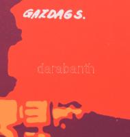 cca 1970/80 Gazdag Sándor: Augusztus 20. plakát. Felelős kiadó: dr. Seres László. Kis szakadás, 67x4...