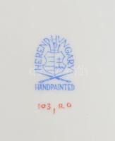 Herendi Rothschild mintás kínáló. Jelzett, hibátlan, 34x25 cm