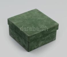 Zsolnay búzavirág mintás porcelán bonbonier, kézzel festett, jelzett, hibátlan 7,5×7,5 cm, bársonybe...