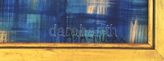 Aba Novák jelzéssel: Mediterrán táj. Olaj, falemez. 44x56 cm Keretben