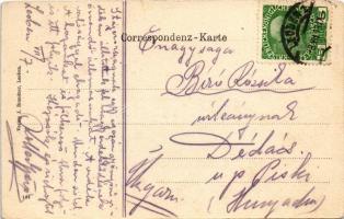 1913 Leoben von Norden. J. Brandner Art Nouveau floral (EK)