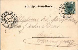 1905 Wien, Vienna, Bécs II. Restauration J. Prohaska, Täglich Damenkapelle G. Richter, Prater Nr. 37...