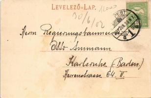 1907 Budapest IV. Újpest, Villamos vasútállomás a Vadászkastélynál. Weisz Berthold kiadása (fl)