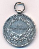 1914. "Ferenc József II. osztályú Ezüst Vitézségi Érem" jelzetlen Ag kitüntetés mellszalag...