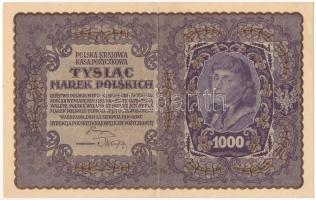 Lengyelország 1919. 1000M &quot;II O 954,369&quot; T:VF Poland 1919. 1000 Marek &quot;II O 954,369&quot; C:VF Krause P#29c