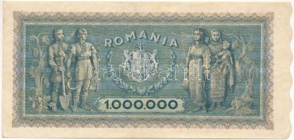 Románia 1946. 1.000.000L T:F szép papír
Romania 1946. 1.000.000 Lei C:F fine paper
Krause P#60