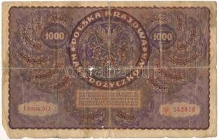Lengyelország 1919. 1000M "I AO 542016" T:G Poland 1919. 1000 Marek "I AO 542016"...