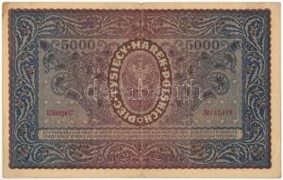 Lengyelország 1920. 5000M "II C 157,415" T:F Poland 1920. 5000 Marek "II C 157,415&qu...