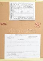 Gábor Jenő (1893-1968): Fantom. Fedőfehér, fotókarton. Jelezve jobbra lent. Üvegezett fakeretben. Há...