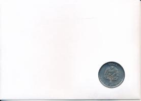 Kuba 1996. 10P Ni-acél "Fauna del Caribe - Papilio" érmés borítékban, bélyegzéssel, német ...