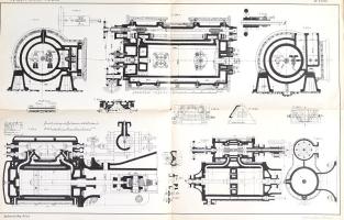 Jalsoviczky Géza: 
A gőzgépek szerkezete és kezelése. Tizennégy táblával és 579 szövegbe nyomott áb...